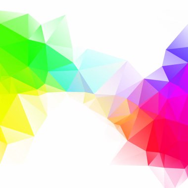 Renkli poligonal mozaik arka plan yaratıcı tasarım şablonları