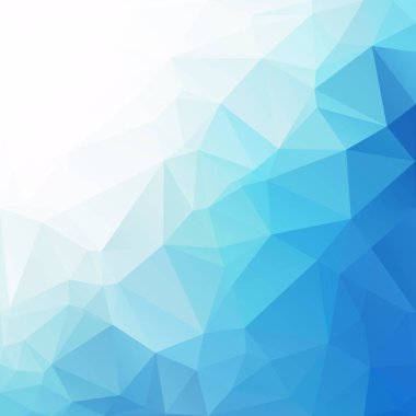 mavi çokgen mozaik arkaplan, yaratıcı tasarım şablonları