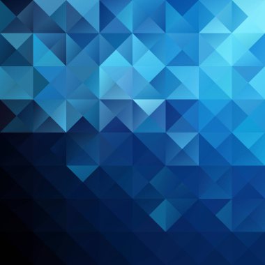 Mavi Izgara Mozaik Arkaplan, Yaratıcı Tasarım Şablonları