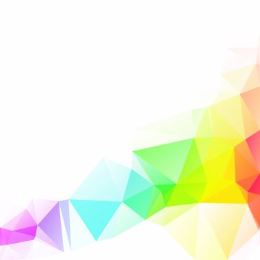 Renkli poligonal mozaik arka plan yaratıcı tasarım şablonları
