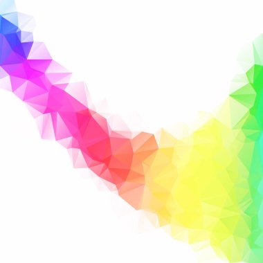Renkli poligonal mozaik arka plan yaratıcı tasarım şablonları