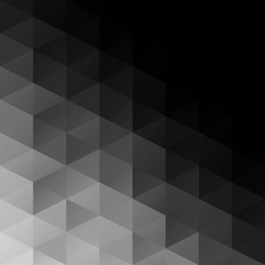 Siyah kılavuz Mozaik arka plan, yaratıcı tasarım şablonları