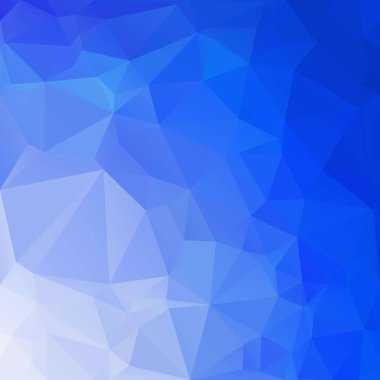 mavi çokgen mozaik arkaplan, yaratıcı tasarım şablonları