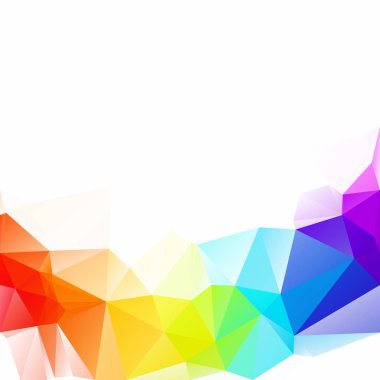 Renkli poligonal mozaik arka plan yaratıcı tasarım şablonları