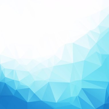 mavi çokgen mozaik arkaplan, yaratıcı tasarım şablonları