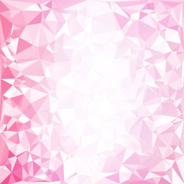 Pembe Çokgen Mozaik Arkaplan, Yaratıcı Tasarım Şablonları