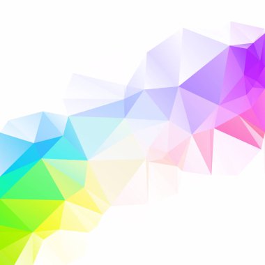 Renkli poligonal mozaik arka plan yaratıcı tasarım şablonları