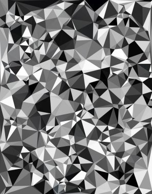 Siyah poligonal mozaik arka plan, yaratıcı tasarım şablonları