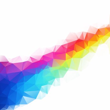 Renkli poligonal mozaik arka plan yaratıcı tasarım şablonları