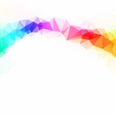 Renkli poligonal mozaik arka plan yaratıcı tasarım şablonları