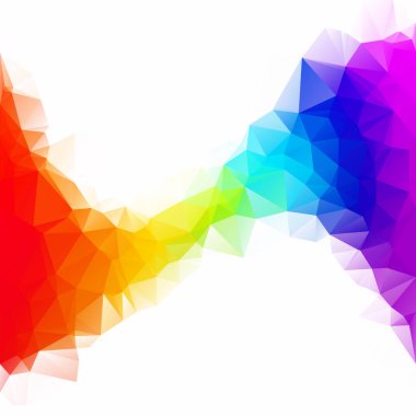 Renkli poligonal mozaik arka plan yaratıcı tasarım şablonları
