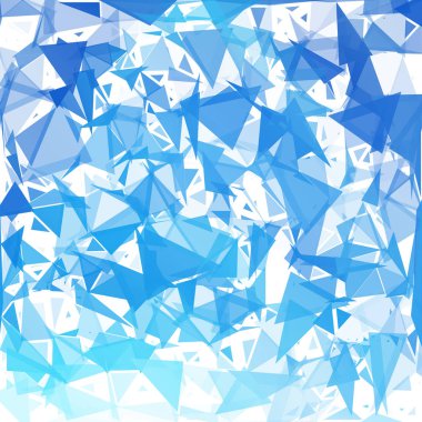 Mavi mola mozaik arka plan, yaratıcı tasarım şablonları