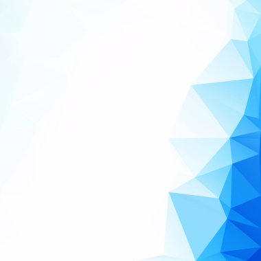 mavi çokgen mozaik arkaplan, yaratıcı tasarım şablonları