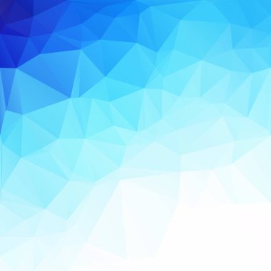 mavi çokgen mozaik arkaplan, yaratıcı tasarım şablonları