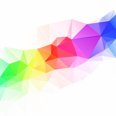 Renkli poligonal mozaik arka plan yaratıcı tasarım şablonları
