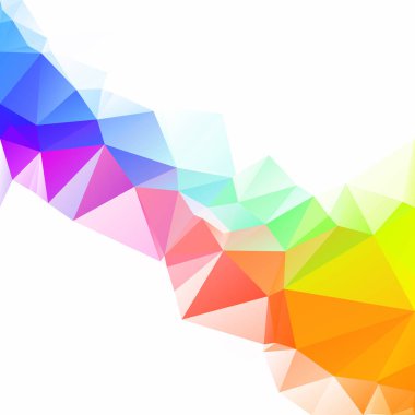 Renkli poligonal mozaik arka plan yaratıcı tasarım şablonları