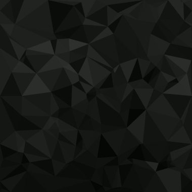 Siyah poligonal mozaik arka plan, yaratıcı tasarım şablonları