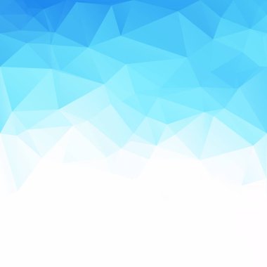 Mavi poligonal arka plan, yaratıcı tasarım şablonları