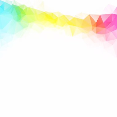 Renkli poligonal mozaik arka plan yaratıcı tasarım şablonları