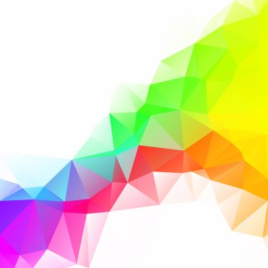 Renkli poligonal mozaik arka plan yaratıcı tasarım şablonları