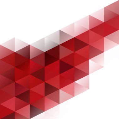 Kırmızı kılavuz Mozaik arka plan, yaratıcı tasarım şablonları