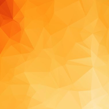 Turuncu poligonal mozaik arka plan yaratıcı tasarım şablonları