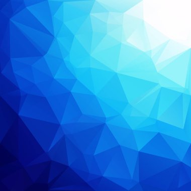 mavi çokgen mozaik arkaplan, yaratıcı tasarım şablonları