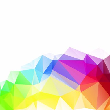 Renkli poligonal mozaik arka plan yaratıcı tasarım şablonları