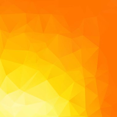 Turuncu poligonal mozaik arka plan yaratıcı tasarım şablonları