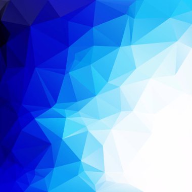 mavi çokgen mozaik arkaplan, yaratıcı tasarım şablonları