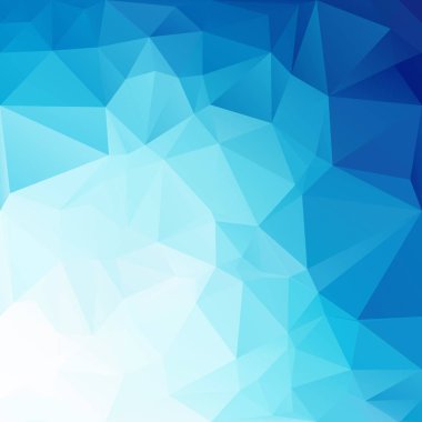 mavi çokgen mozaik arkaplan, yaratıcı tasarım şablonları