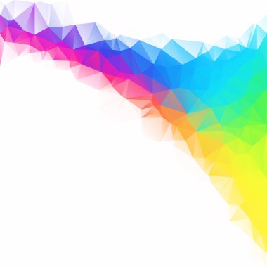 Renkli poligonal mozaik arka plan yaratıcı tasarım şablonları