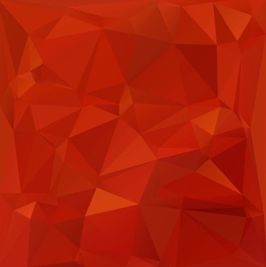 Kırmızı Çokgen Mozaik Arkaplan, Yaratıcı Tasarım Şablonları