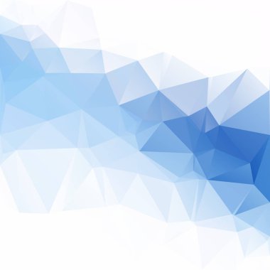 mavi çokgen mozaik arkaplan, yaratıcı tasarım şablonları