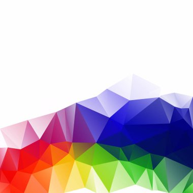 Renkli poligonal mozaik arka plan yaratıcı tasarım şablonları