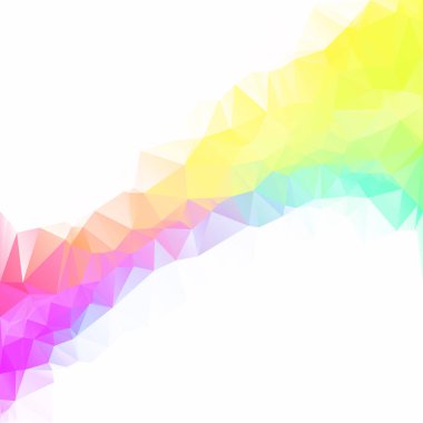 Renkli poligonal mozaik arka plan yaratıcı tasarım şablonları