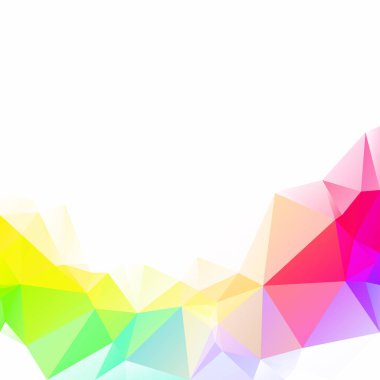 Renkli poligonal mozaik arka plan yaratıcı tasarım şablonları