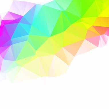 Renkli poligonal mozaik arka plan yaratıcı tasarım şablonları