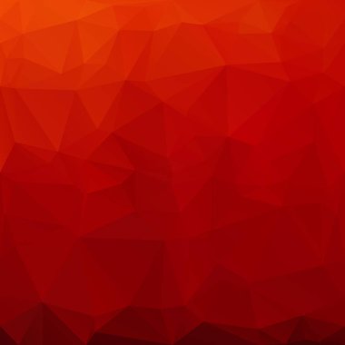 Kırmızı Çokgen Mozaik Arkaplan, Yaratıcı Tasarım Şablonları