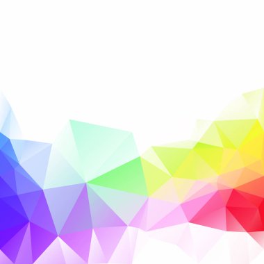 Renkli poligonal mozaik arka plan yaratıcı tasarım şablonları