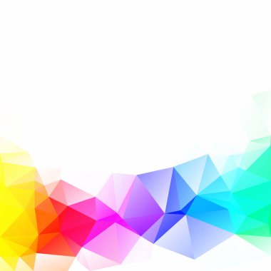 Renkli poligonal mozaik arka plan yaratıcı tasarım şablonları