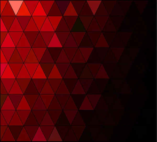 Rudé Náměstí Mosaic Pozadí Tabulky Kreativní Design Šablony — Stockový vektor