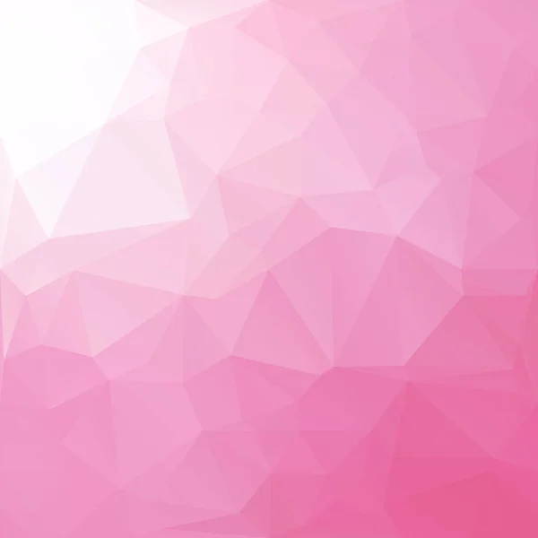Ροζ Πολυγωνικό Ψηφιδωτό Φόντο Μοντέλα Δημιουργικού Σχεδιασμού — Διανυσματικό Αρχείο