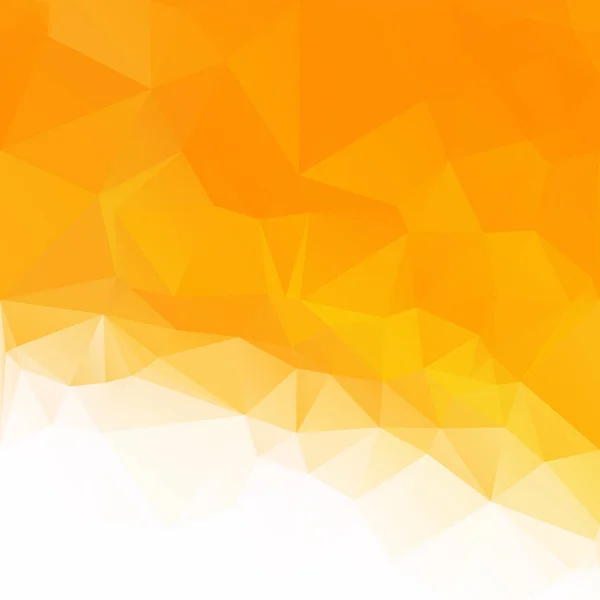 Orange Polygonal Mosaic Background Creative Design Templates — Stock Vector