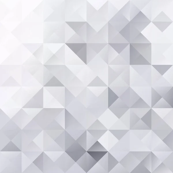Šedá Bílá Mřížka Mozaika Pozadí Creative Design Šablony — Stockový vektor