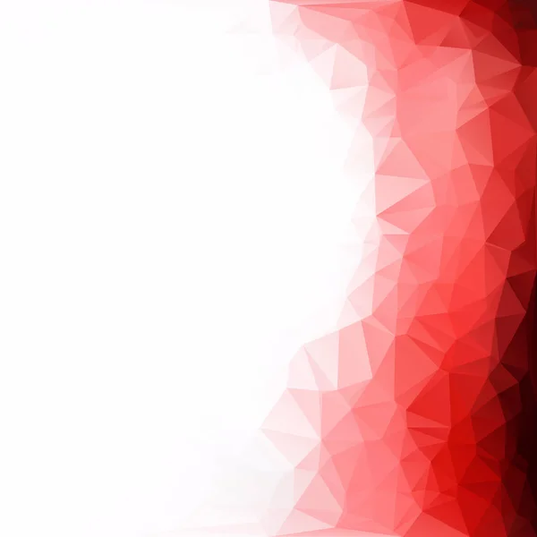 Красный Полигональный Фон Креативный Дизайн — стоковый вектор
