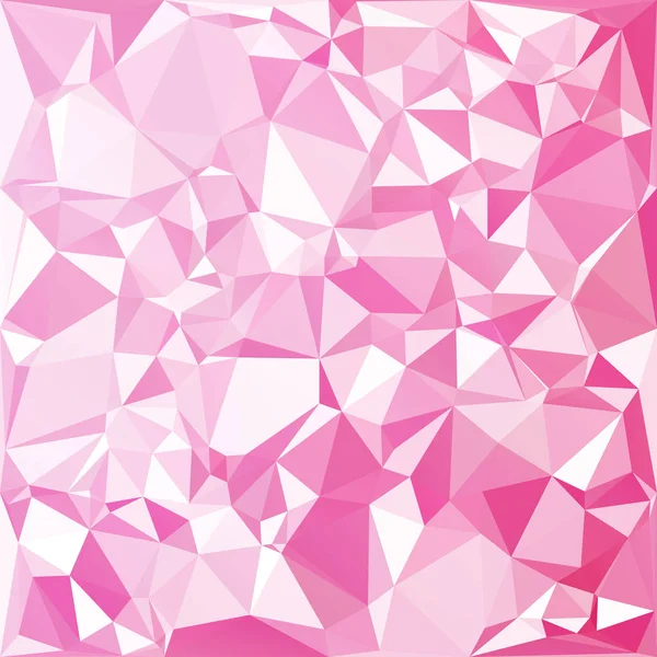 Fondo Mosaico Poligonal Rosa Plantillas Diseño Creativo — Vector de stock