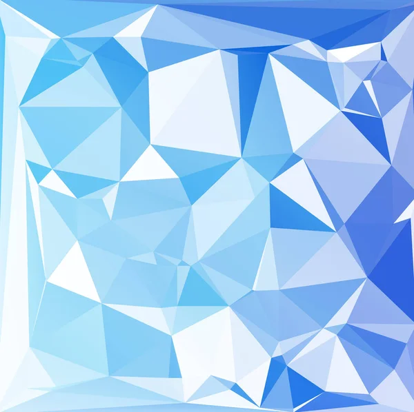 Sfondo Mosaico Poligonale Blu Modelli Design Creativo — Vettoriale Stock
