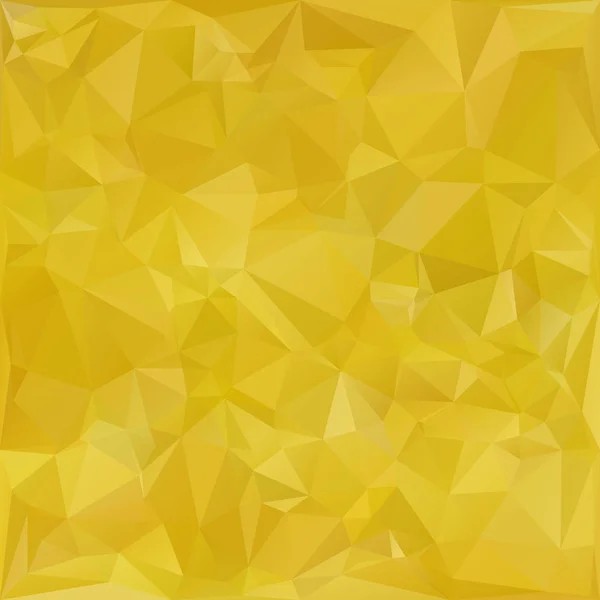 Fondo Mosaico Poligonal Amarillo Plantillas Diseño Creativo — Vector de stock