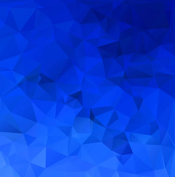 Fundo Mosaico Poligonal Azul Modelos Design Criativo — Vetor de Stock